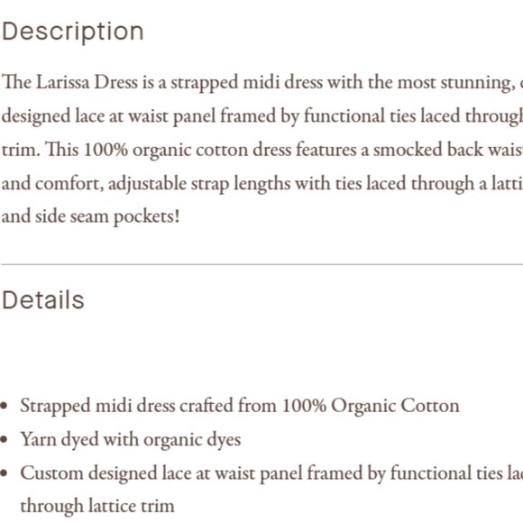 Christy Dawn Larissa Dress in Pearl size XL - Picture 8 of 10